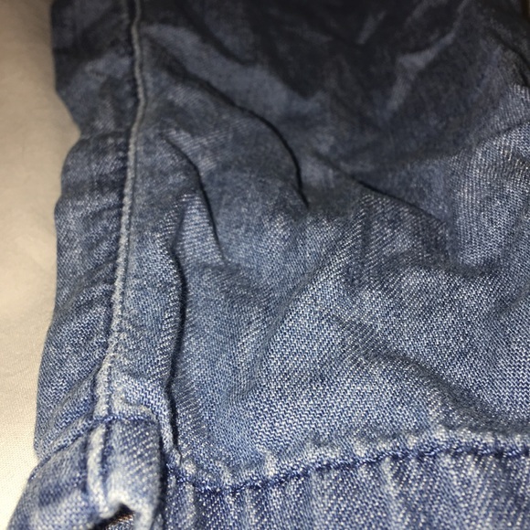 Thin Denim Paperbag Jeans - Picture 2 of 6
